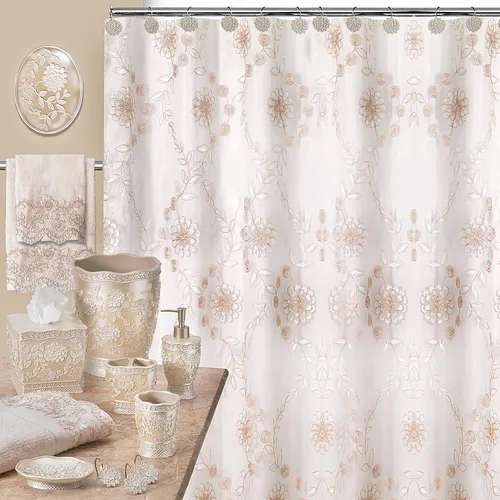 Miniatura 3 de Popular Bath Rose Vine, cortina para ventana, gris pardo-beige 54.00" x 36.00