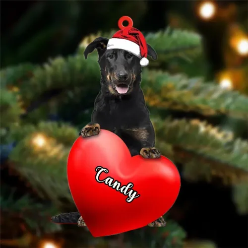 Miniatura 54 de Adornos de Navidad personalizados para perros, nombre personalizado, adorno de Malamute de Alaska, adornos acrílicos, regalos de Navidad, amantes