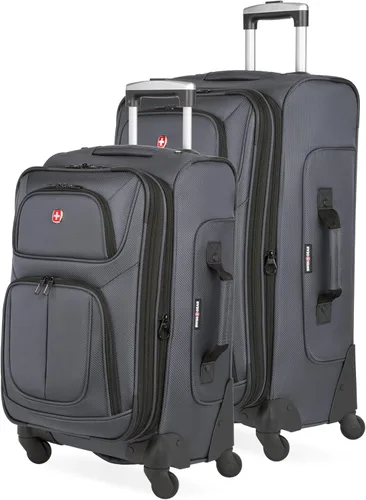 Miniatura 227 de SwissGear - Equipaje suave expandible Sion con ruedas, Negro