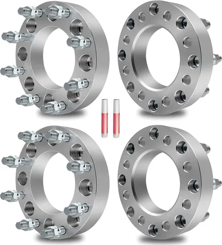 Espaciadores de rueda de 8 lengüetas para R-a-m 2500 3500,1.5 pulgadas, 8 x 6.5 espaciadores de 0.551 x 0.059 in, compatible con Express Suburban