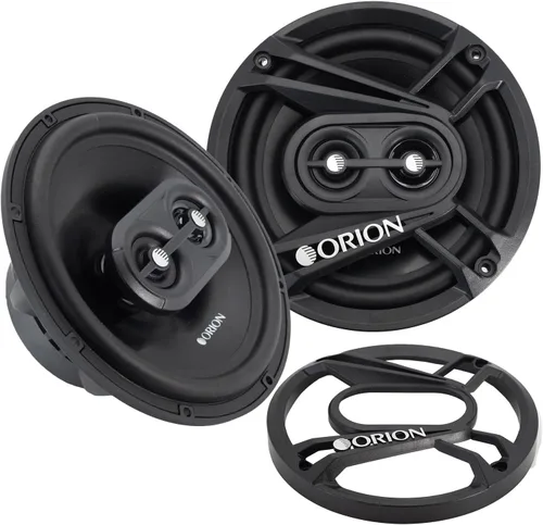 Miniatura 14 de ORION Cobalt Series CB693 - Altavoces coaxiales de 3 vías para automóvil, 320 W, 4 ohmios, rango completo, graves mejorados, cono de polipropileno