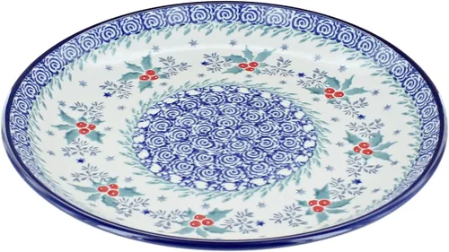 Miniatura 27 de Blue Rose - Plato de postre Blue Alyce - 7.75 pulgadas de diámetro - Hermoso plato para pasteles, aperitivos o aperitivos