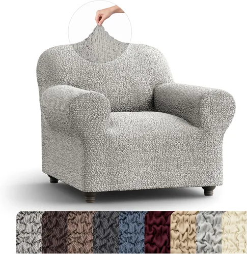 Miniatura 41 de PAULATO BY GA.I.CO. Funda para silla - Funda para sillón - Funda desmontable para sillón - Funda de tela de algodón - 1 pieza, protector de muebles