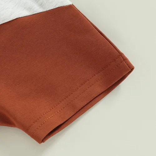 Miniatura 7 de Conjunto de ropa de verano para bebés y niñas con capucha y pantalones cortos con cordón, conjunto casual de verano