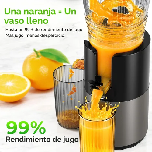 Miniatura 6 de Máquinas Exprimidoras Godspeeds, Conducto de Alimentación Grande de 5.8", Exprimidor Lento de Masticación Prensado en Frío para Frutas y Verduras