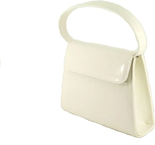Miniatura 21 de LONI Bolso de mano para mujer Bolso de hombro y asa superior Bolso de charol para boda y baile de graduación