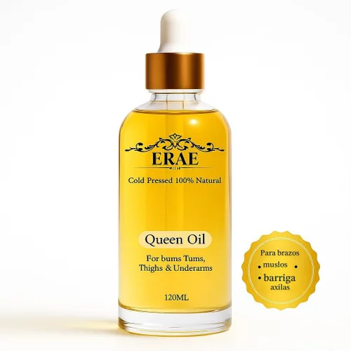 Miniatura 5 de Erae Queen Oil - Aceite reafirmante botánico natural prensado en frío para cara y cuerpo - Hidrata tensa y restaura la elasticidad para la piel