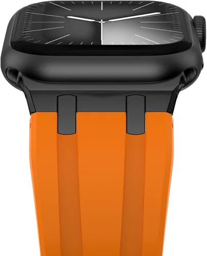 Miniatura 26 de NewWays AP - Correa de lujo para Apple Watch Ultra de 1.929 in 1.811 in 1.772 in 1.732 in 1.654 in 1.614 in 1.575 in 1.496 in para hombres