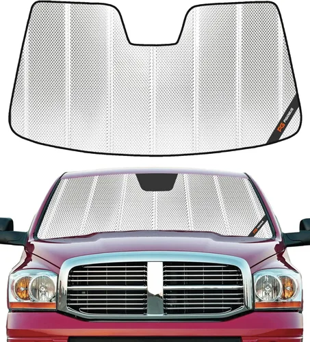 Miniatura 10 de Pigenius Parasol de Parabrisas para Dodge Ram 1500 2002-2008 Protección Solar para Ventana Delantera - Salvaguarda
