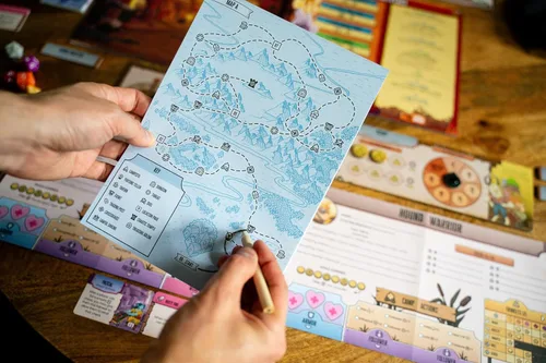 Miniatura 5 de Plaid Hat Games Freelancers Juego de mesa - Sumérgete en una economía post-apocalíptica de conciertos Juego de aventura narrativa, juego de rol