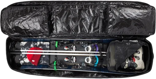 Miniatura 5 de evo Bolsa de rodillos de esquí y snowboard de lujo con cubo de embalaje, bolsa de equipo de botas de esquí compatible con TSA con ruedas