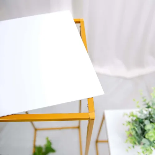 Miniatura 2 de Efavormart - Paquete de 4 hojas de plexiglás blanco de varios tamaños, hojas acrílicas para bricolaje con película protectora, 0.118 pulgadas