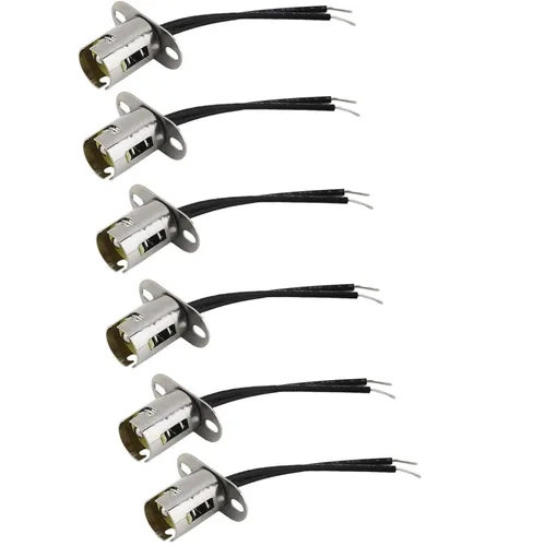 Miniatura 5 de 2 unidades BAY15D 1157 Sujetador del enchufe de bombilla LED con conector de cable para coche, camioneta