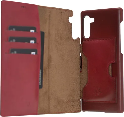 Miniatura 141 de Venito Florence - Funda de piel compatible con Samsung Galaxy S9, extra segura con bloqueo RFID, cartera desmontable para teléfono (gris decolorado)