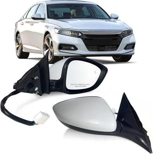 Miniatura 14 de Espejo de puerta lateral izquierdo para Honda Accord LX, Sport 2018-2022 丨 Eléctrico 丨 Sin calefacción, sin señal de giro, compatible con pintura