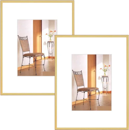 Miniatura 14 de Portarretratos para fotos de 4 x 6 pulgadas con paspartú o de 5 x 7 pulgadas sin paspartú. Se puede colgar en la pared o colocar en cualquier otro