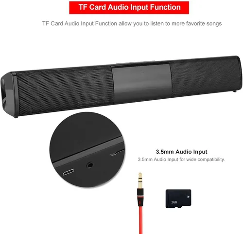 Miniatura 4 de JTLB Barra de sonido doméstica de TV, altavoces envolventes estéreo para una experiencia de audio mejorada