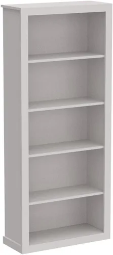 Miniatura 4 de Edenbrook Sumac - Estantería organizadora de 5 estantes para muebles de dormitorio u oficina en casa, estantería blanca de 12.8 pulgadas