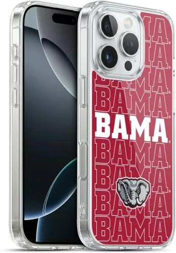 Miniatura 193 de Head Case Designs Funda de gel suave con licencia oficial de la Universidad de Alabama UA Collage compatible con Apple iPhone 13 Pro Max