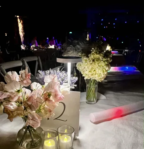 Miniatura 5 de Paquete de 2 Lámparas de Mesa Recargables Inalámbricas, 3 Temperaturas de Color y Regulable, IP54 Impermeable Operada por Batería, Luz LED Portátil