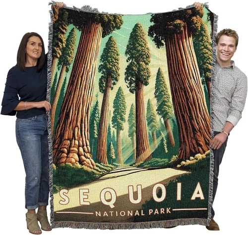 Miniatura 31 de Pure Country Weavers Manta del Parque Nacional Acadia, manta de tapiz de algodón para regalo, fabricada en los Estados Unidos, 72 x 54 pulgadas