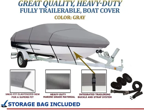 Miniatura 2 de SBU Funda para barco compatible con Monterey 218 LS MONTURA BOWRIDER I/O 2002, protección contra todo tipo de clima