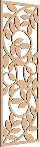 Miniatura 137 de 9 3/8"W x 24 3/8"H x 1/4"T Utica Decorativo Fretwork Madera Paneles de Pared, Abedul