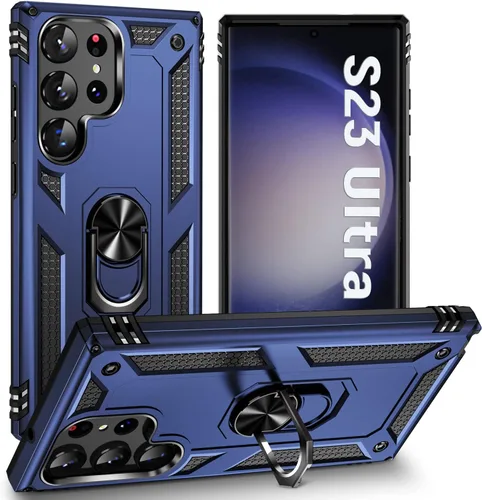 Miniatura 7 de Funda protectora diseñada para Galaxy S23 con soporte, a prueba de caídas militares, a prueba de golpes, a prueba de polvo, para Samsung S23, rosa