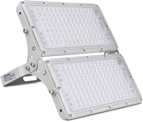 Miniatura 16 de papasbox Luz de inundación LED de 100 W para exteriores, luces de seguridad para exteriores de 8000 lúmenes, luces LED blancas cálidas de 3000 K