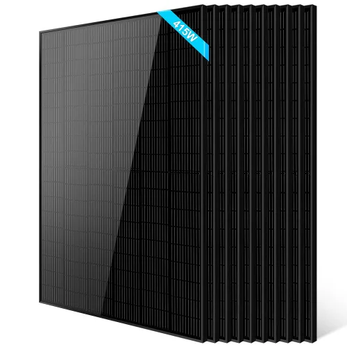 Miniatura 18 de SUNGOLDPOWER UL61730 - Panel solar de 450 W, 8 unidades, monocristalino, célula de clase A, rígido, alta eficiencia, carga de 12 V/24 V/48 V