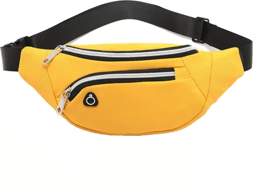Miniatura 24 de Riñonera para hombres y mujeres, riñonera para entrenamiento, viajes y correr. (004)Negro
