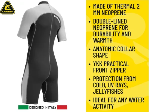 Miniatura 5 de Cressi Lido Corto, Negro/Aguamarina, L (L/4)