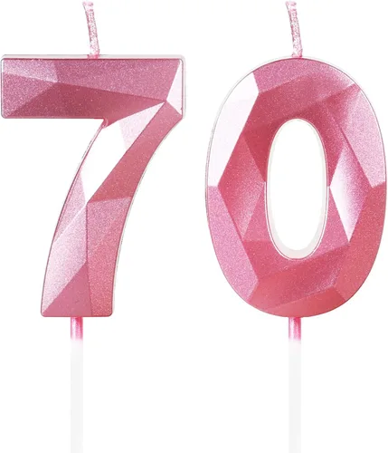 Miniatura 350 de Velas de cumpleaños número 15, velas número 15, velas de feliz cumpleaños de oro rosa para pastel, decoraciones de cobertura de pastel de diseño 3D