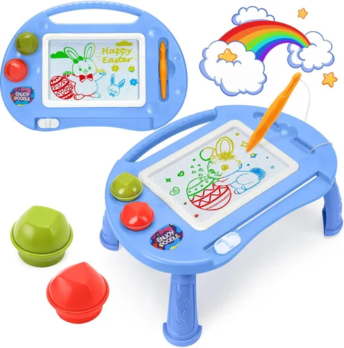 Juguetes para niños pequeños, juguetes para niños de 1 a 2 años, tablero de dibujo magnético, tablero de garabatos borrable para niños, juguetes