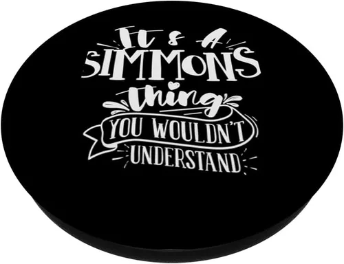 Miniatura 2 de It's A Simmons Thing You Wonot Understand - PopSockets familiares personalizados intercambiables PopGrip