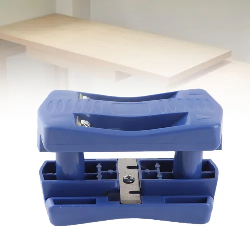 Miniatura 4 de Walfront Bordes dobles Trimmer Double Chapa Bordes Trimmer Manual Madera Bordes Dispositivo de bandas para PVC Contrachapado Melamina