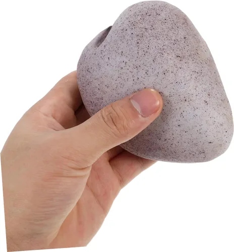 Miniatura 4 de Caja de almacenamiento de llaves de piedra realista para exteriores, con diseño de resina realista para jardín, oficina y uso doméstico, versátil