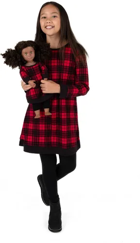 Miniatura 45 de Leveret - Conjunto de vestidos a juego para niña y para muñeca, 100% algodón, gran variedad de estilos, (tallas de 2 a 14 años)