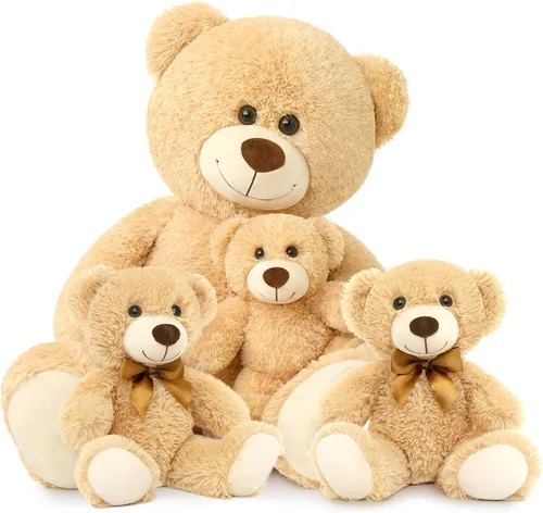 Miniatura 10 de MorisMos Oso de peluche gigante, regalo de oso gigante suave para niñas, novia en San Valentín, Navidad, cumpleaños, 47 pulgadas, azul Azul claro