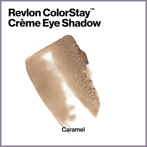 Miniatura 4 de Revlon Crema sombra de ojos, maquillaje de ojos ColorStay de 24 horas, fórmula en crema altamente pigmentada con acabados mate y brillantes Caramelo