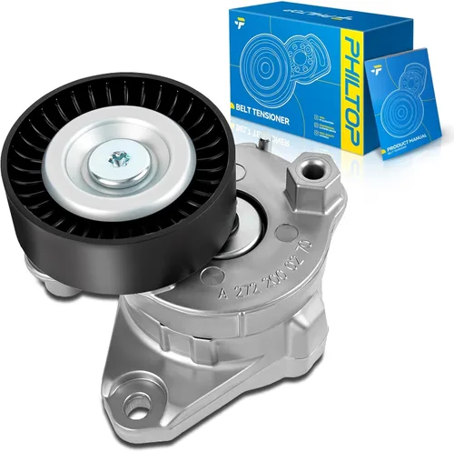Miniatura 34 de PHILTOP Conjunto de tensor de correa con polea para BMW 325i, X3, X5, Z4, 325Ci, 330Ci, 530i, 525i, 325xi, 330i, 330xi, correa dentada OE #