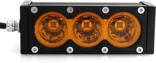 Miniatura 5 de Barra de luz LED Angel ma de 15 cm, fila única, luz ámbar para luz antiniebla, conducción, trabajo, todoterreno, camioneta, SUV, ATV, UTV, camión