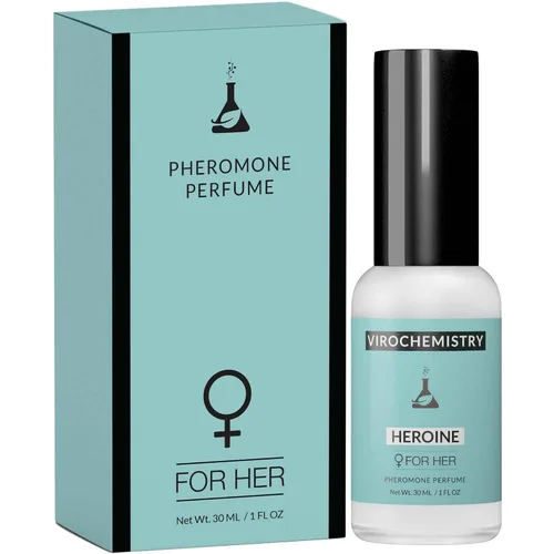 Feromonas para atraer hombres y mujeres (Heroína) - Perfume corporal de fragancia orgánica elegante y ultra fuerte (1 onza líquida) (feromonas de