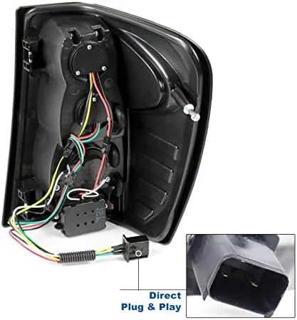 Miniatura 3 de Luces traseras LED de freno traseras negras compatibles con Jeep Grand Cherokee 1999-2004