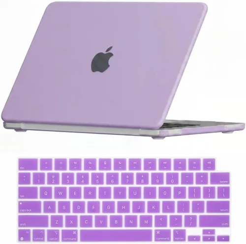 Miniatura 52 de Se7enline Compatible con MacBook Air 2025 2024 2023 de 15 pulgadas M4 M3 M2 Funda rígida para laptop Mac Air de 15.3 pulgadas M4 M3 M2 Chip