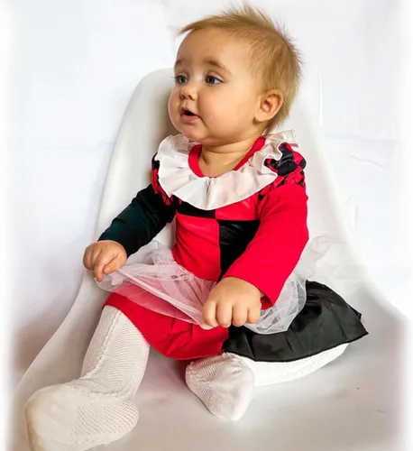Miniatura 2 de HINTINA Conjunto de mameluco de Halloween para bebé recién nacida con calcetines