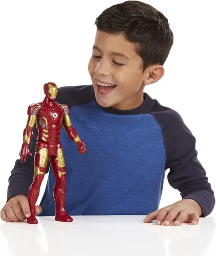 Miniatura 3 de Marvel Avengers Age of Ultron Titan Hero Tech Iron Man Figura de 12 pulgadas