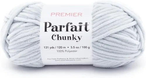 Miniatura 23 de Premier Parfait Hilo Grueso - Súper Voluminoso para Tejer y Hacer Ganchillo, Chenilla, Sunshine