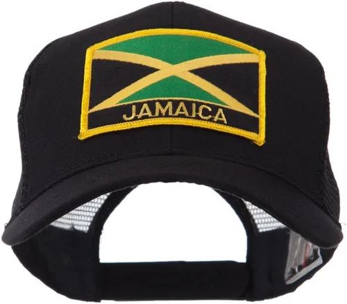 Miniatura 5 de Gorra de malla parcheada con letra de bandera de América del Norte