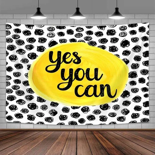 Miniatura 3 de Uokiuki Tapiz educativo con cita motivacional, para niños, adolescentes, estudiantes, para colgar en la pared para aula, dormitorio, sala de estar